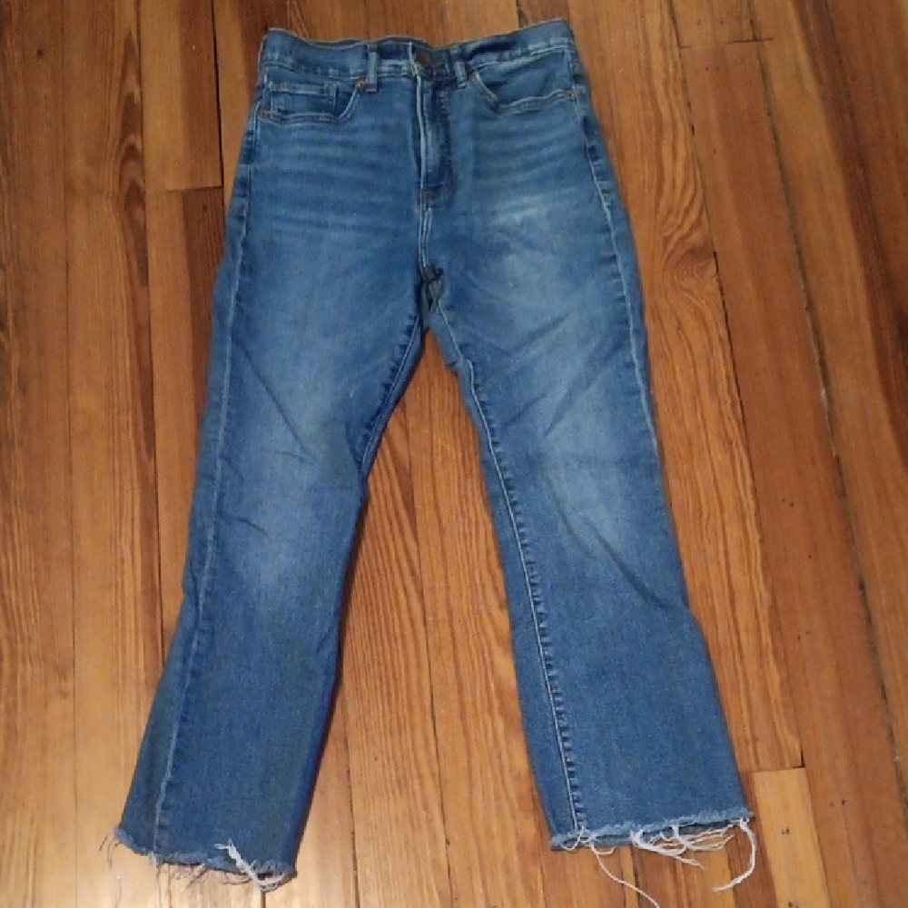 Express Cropped Flare Jeans
